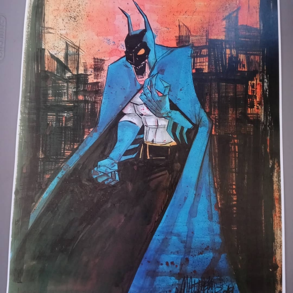 11x14 Vampire Batman signed art print